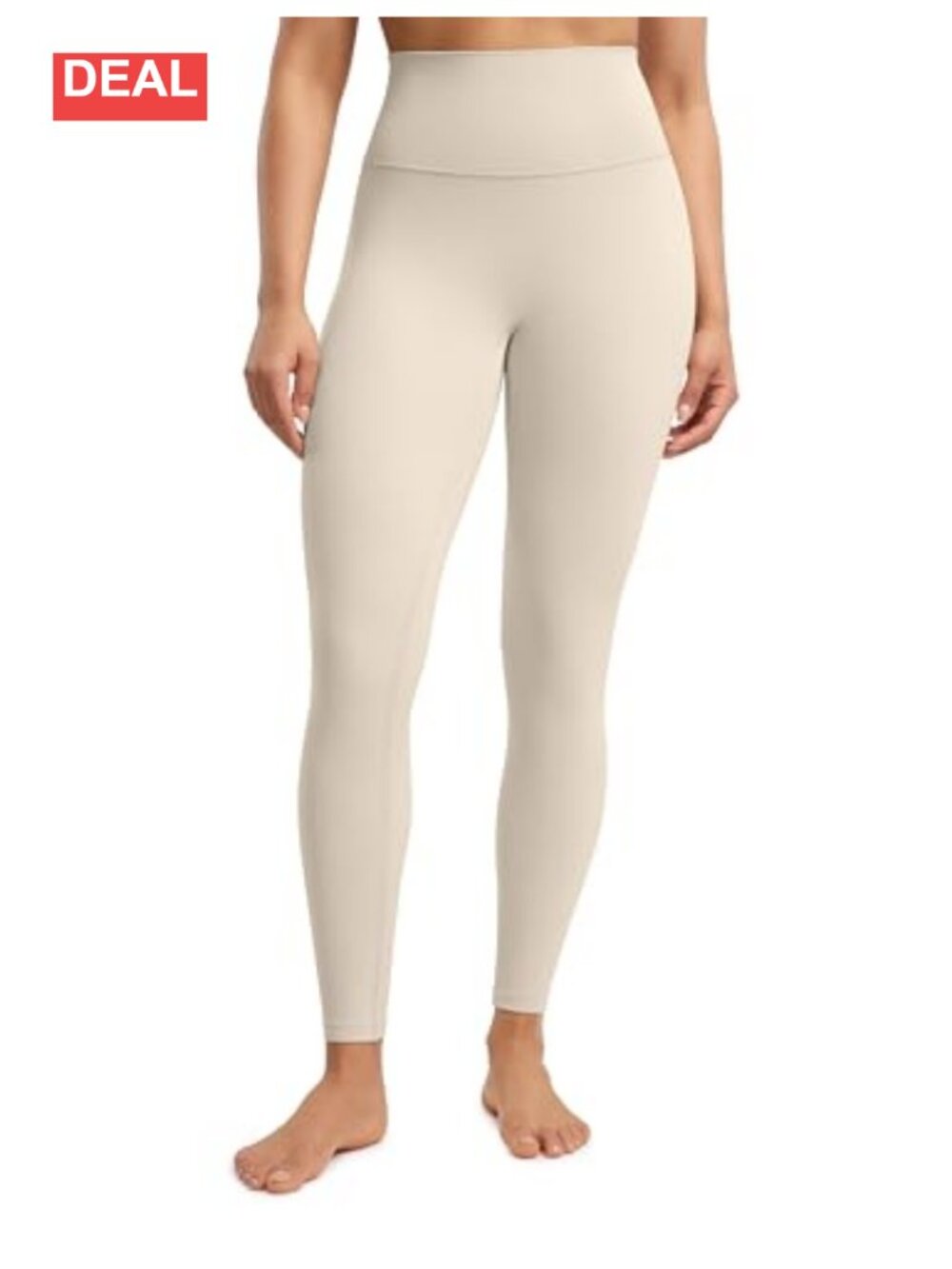 No Front Seam Yoga Leggings 25" Buttery Soft High Waist Seamless Workout